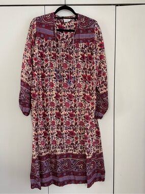 Vintage 70’s KAISER India Cotton Floral Dress